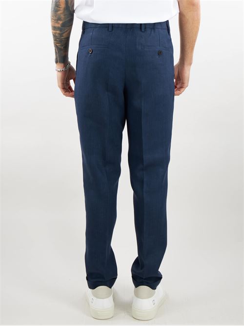 Linen Isola trousers with elastic waistband Quattro Decimi QUATTRO DECIMI | Pants | ISOLAS32411811